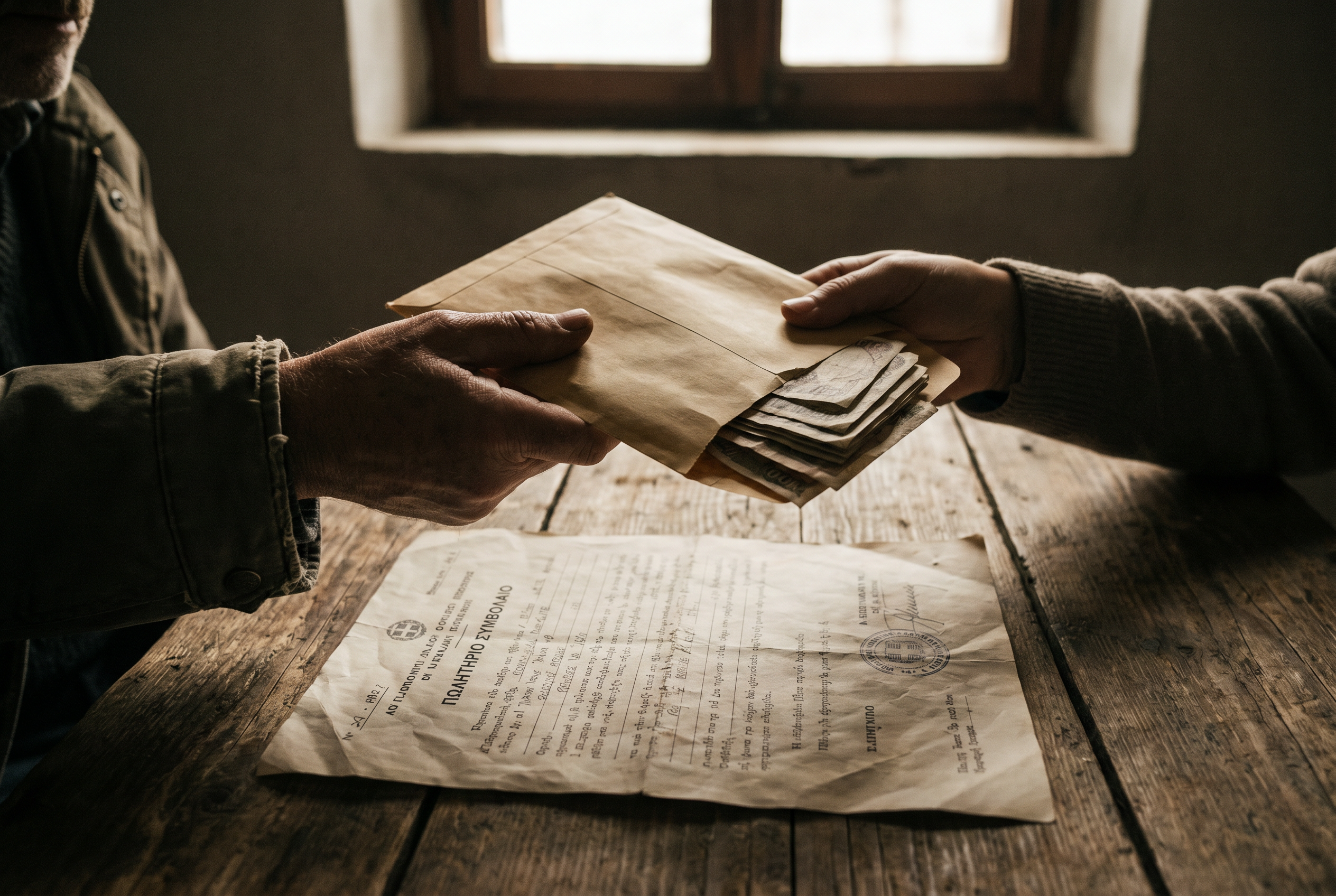 Signing a Greek property contract