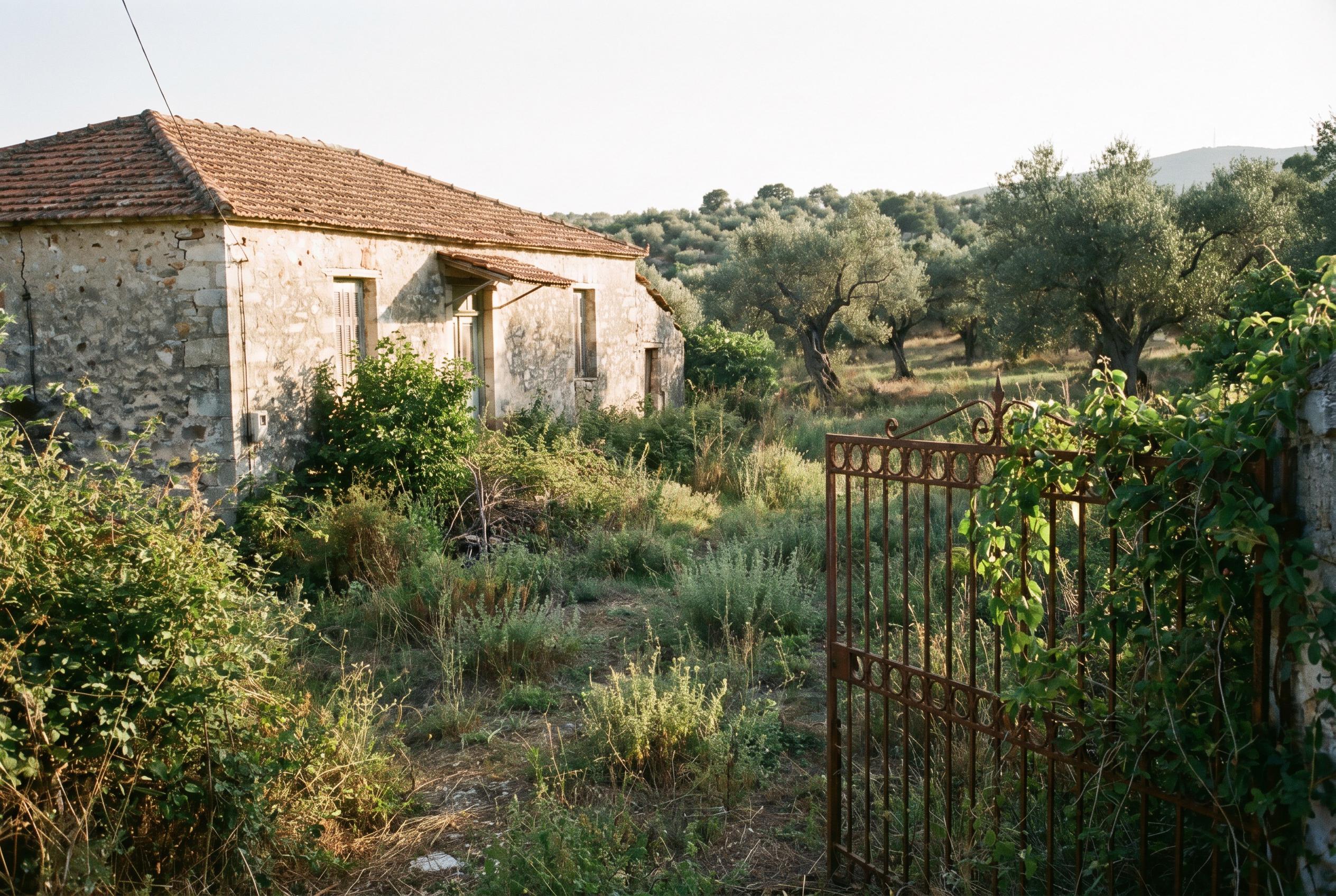 Peloponnese stone farmhouse