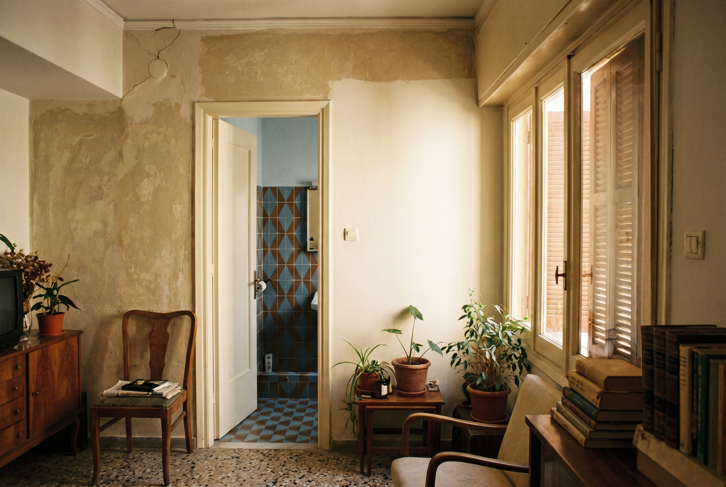 Athens apartment with cosmetic renovation